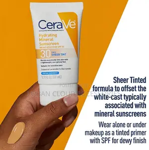 Cerave Hydrating Mineral Sunscreen - Broad Spectrum Spf30 ( Original)