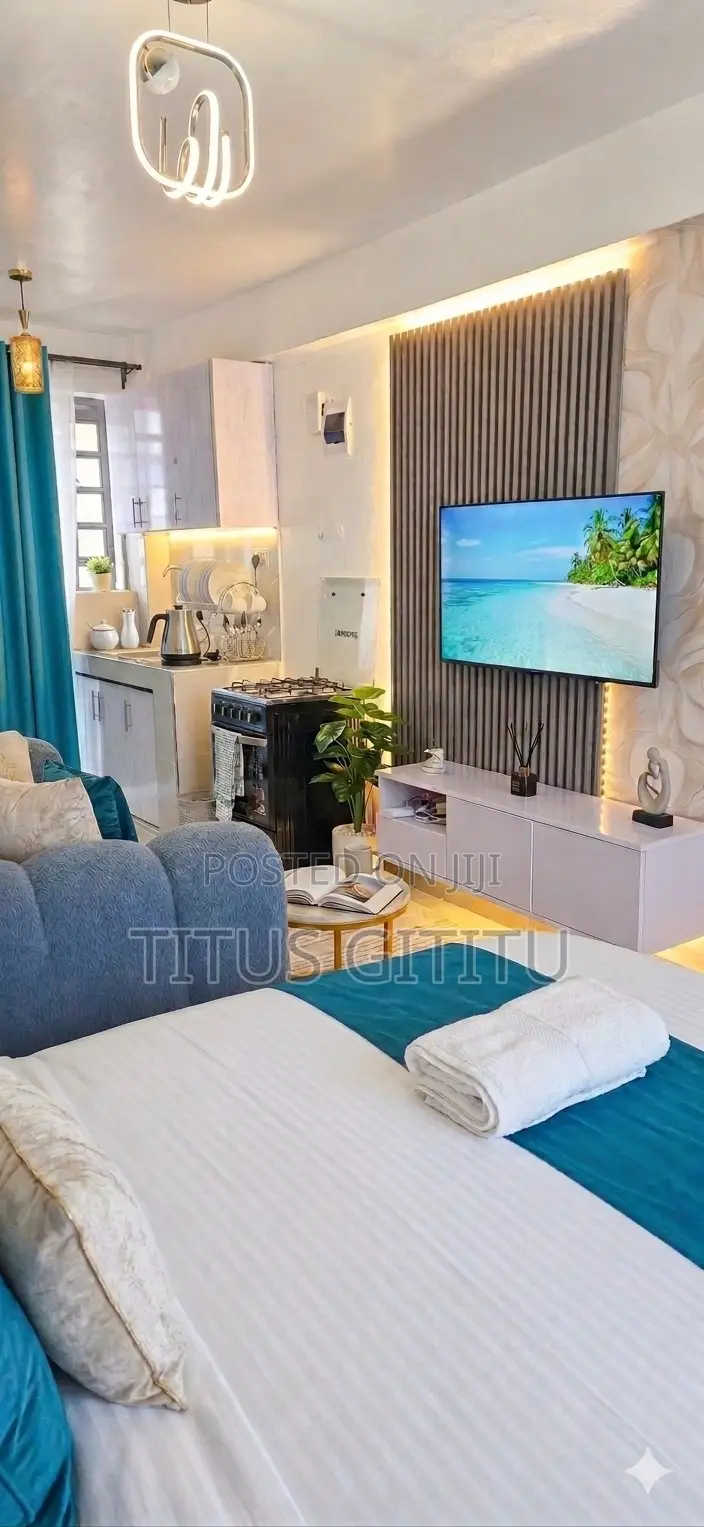New Studio Airbnb Kasarani Seasons | Luxury | Balcony View| Thika Rd |