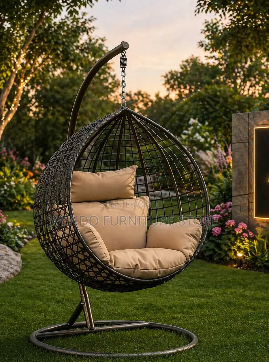 Home Chairs; Leather Rattan Home Hammock Seat