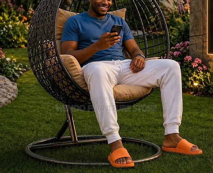 Home Chairs; Leather Rattan Home Hammock Seat
