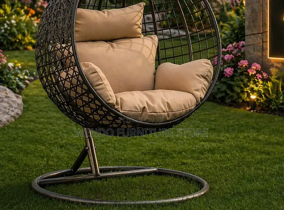 Home Chairs; Leather Rattan Home Hammock Seat