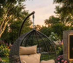 Home Chairs; Leather Rattan Home Hammock Seat