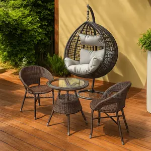 Dining Set; Patio Outdoor Master Piece Two Seaters Set
