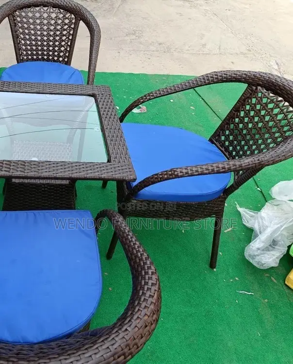 Dining Set; Patio Outdoor Master Piece Two Seaters Set