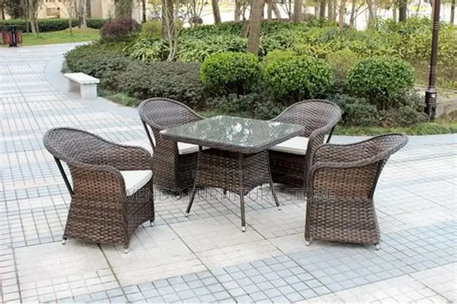 Dining Set; Patio Outdoor Master Piece Two Seaters Set