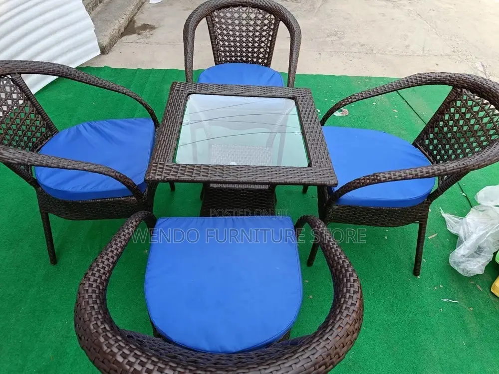 Dining Set; Patio Outdoor Master Piece Two Seaters Set