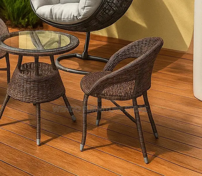 Dining Set; Patio Outdoor Master Piece Two Seaters Set