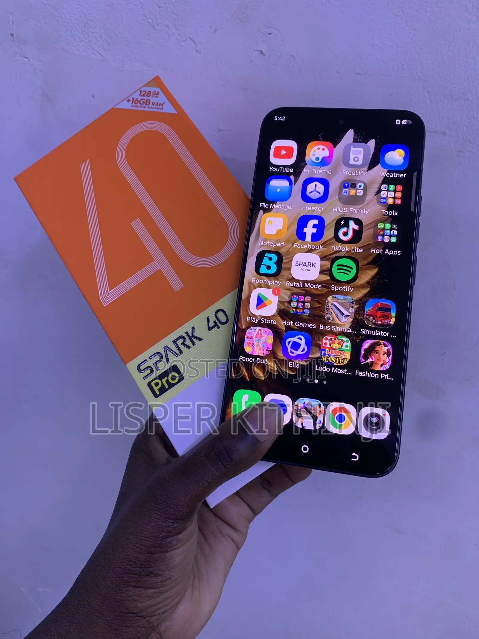 New Tecno Spark 16 GB Black