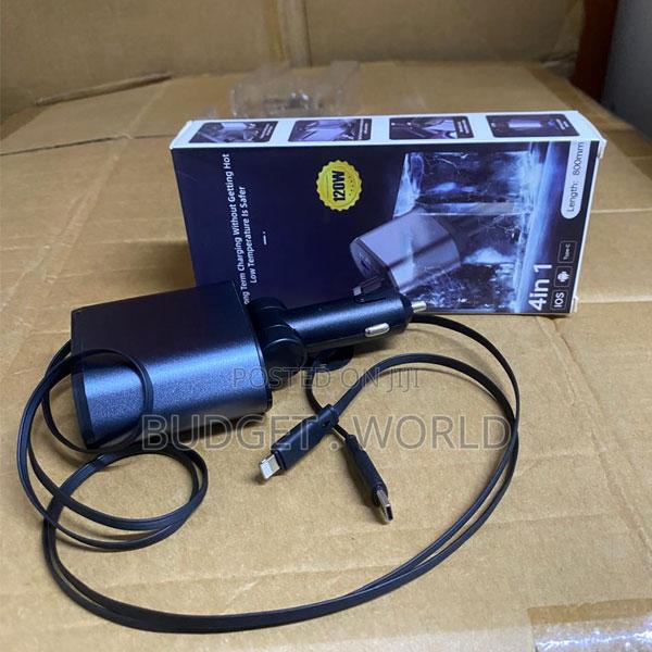 C1 Autosync 4-in-1 High-Speed Car Charger for Multiple Devices