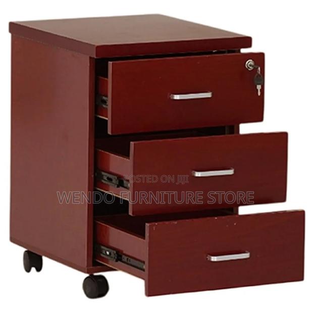 Office Desk; 1.8 Meters Mahogany Spacious Top Desk With L Shape - thumbnail 11