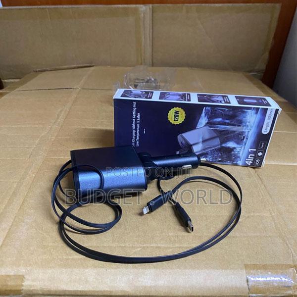 C1 Chargepro 4-in-1 Vehicle Power Adapter for Multi-Device Charging