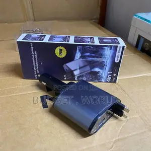 C1 Turbovolt 4-in-1 Multi-Port Car Charger for Efficient Charging