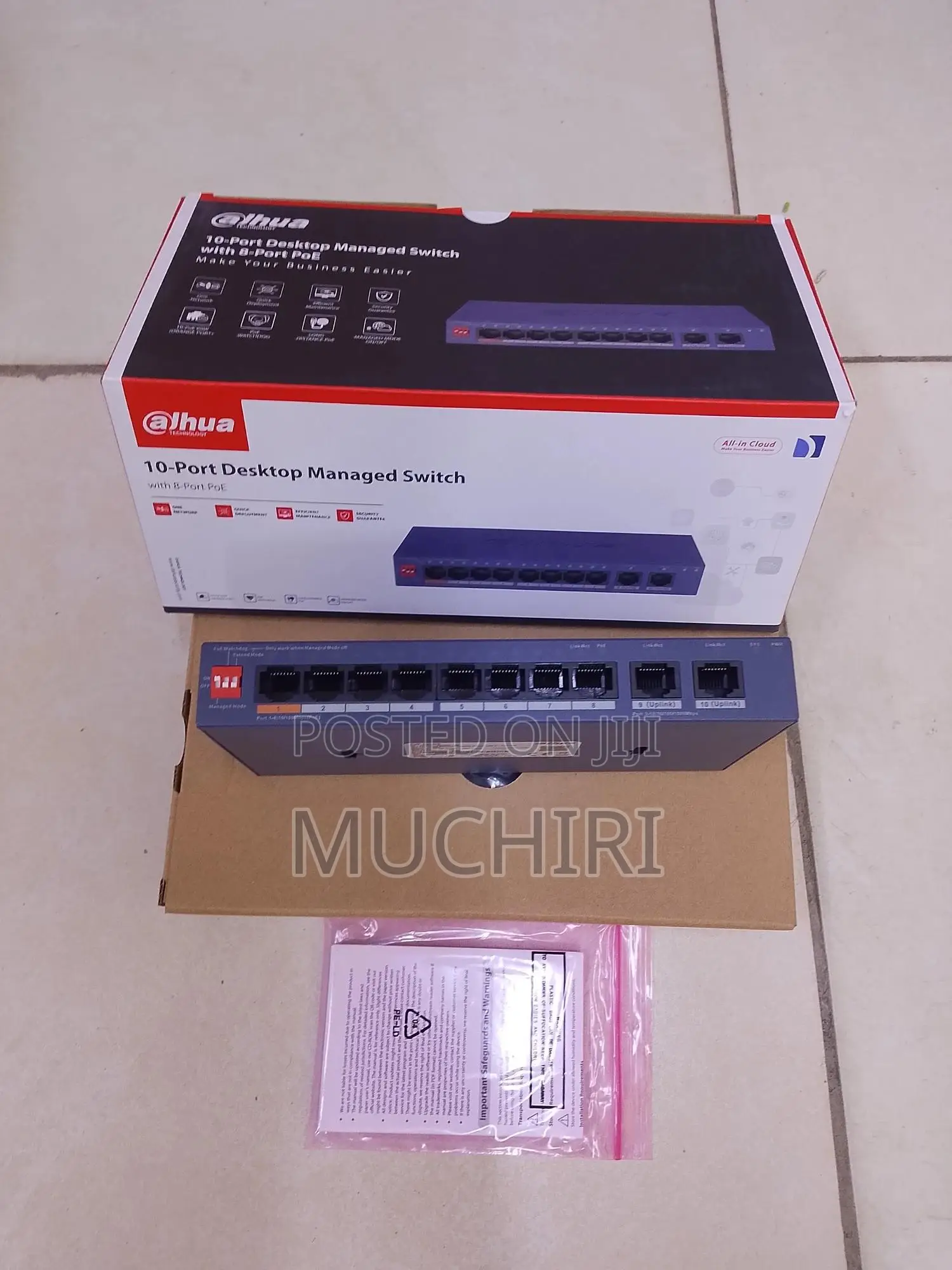 Dahua 8 Port Poe Switch Managed