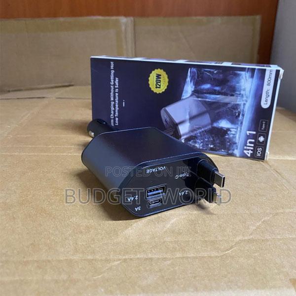 C1 Voltx 4-in-1 Vehicle Charging Hub for Phones and Electronics