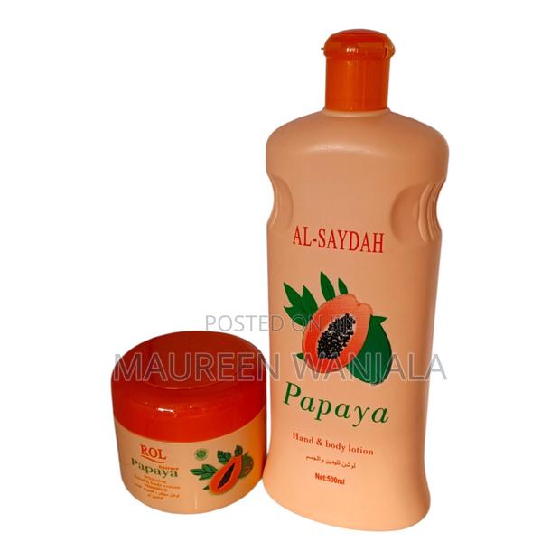 Papaya Lotion Cream – Skin Brightening Even Tone Set