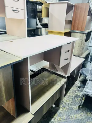 Baby Pink Office Desk