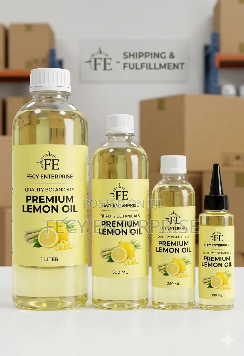 Lemon Oil – (100%) Natural Cold-pressed) Pure Organic Carrier Oil