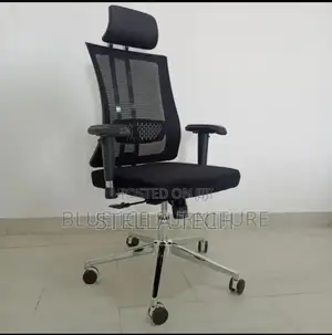 High Black Mesh Office Chair Orthopedic