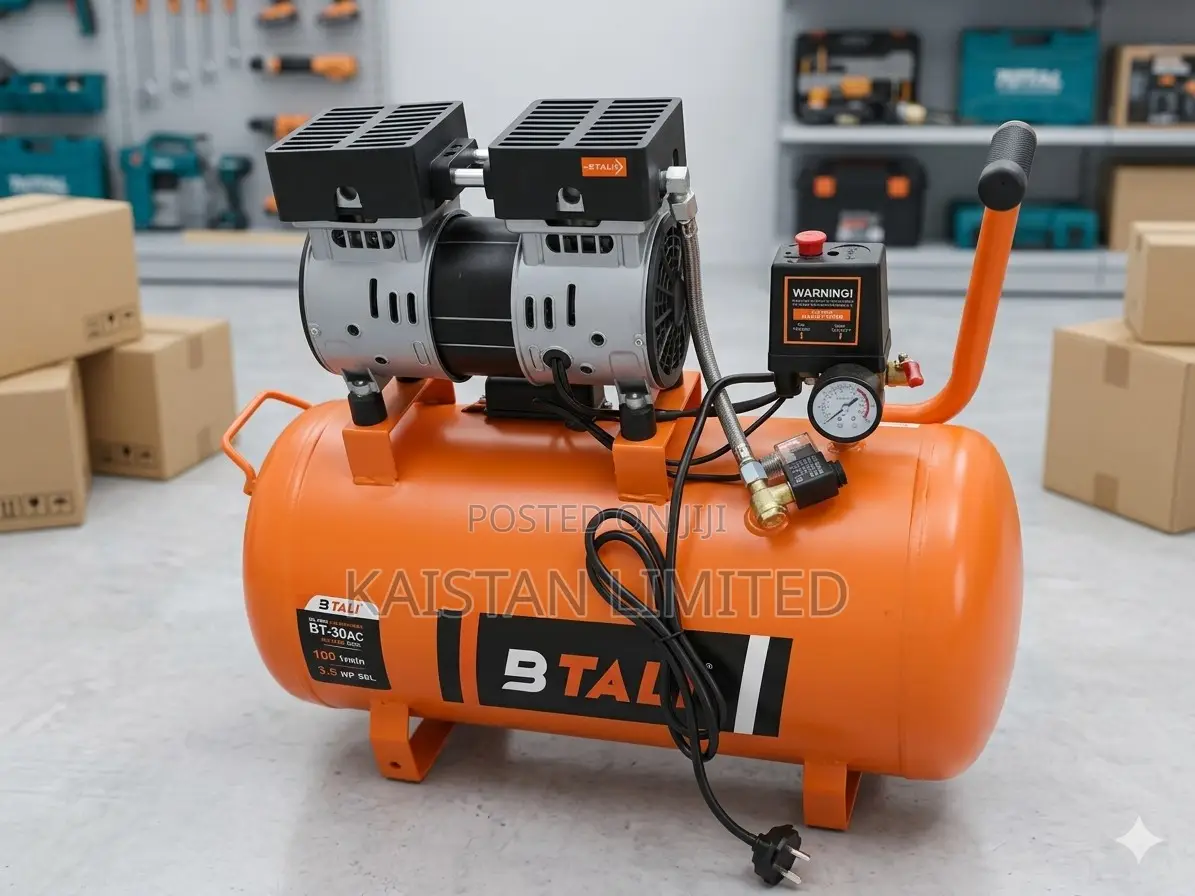 50l Oil Less / Silent Btali Air Compressor