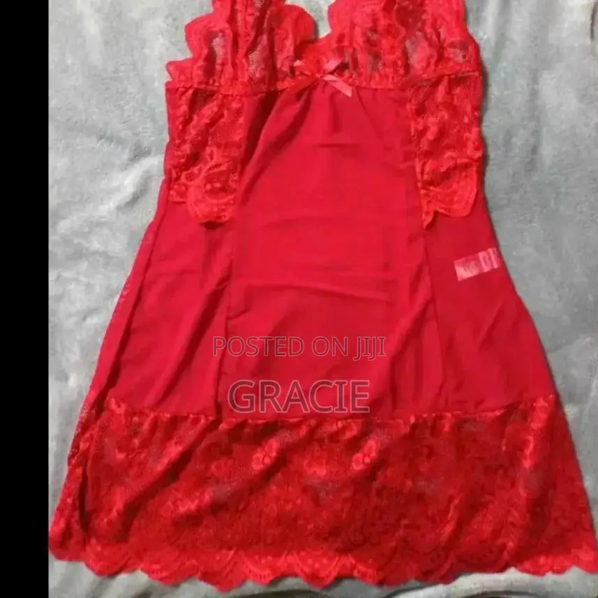 Red Two Piece Night Wear
