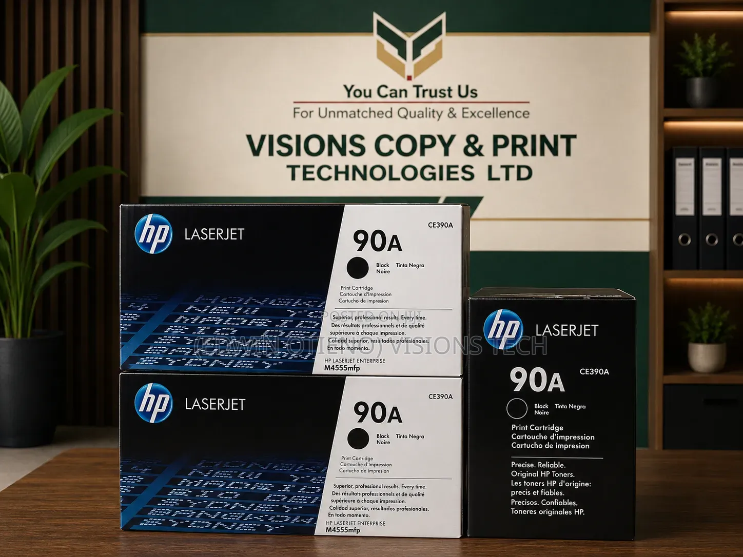 Toner Cartridge (Part Number: Ce390a).