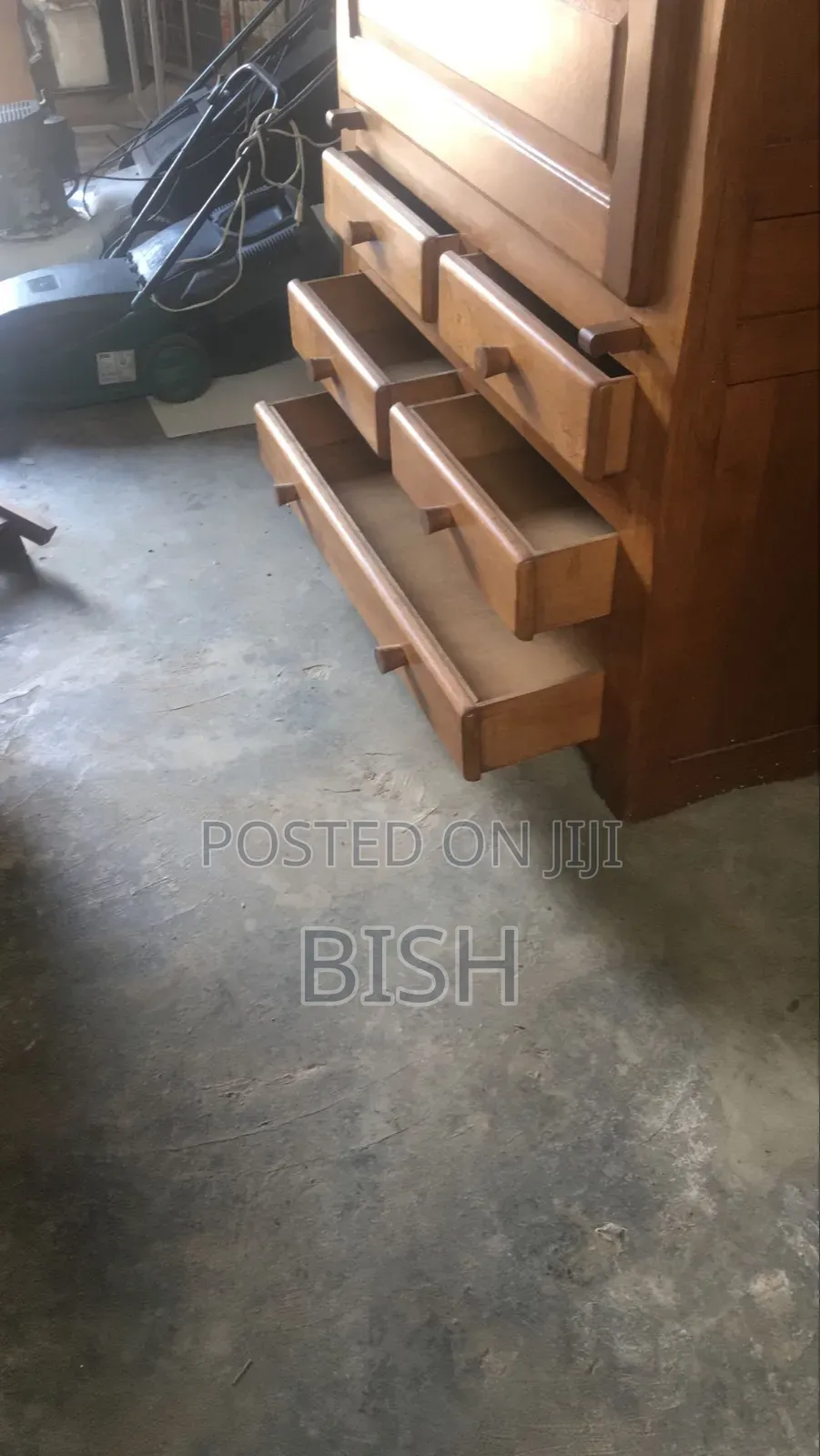 Bookshelf, Study Table and Drawers All in One