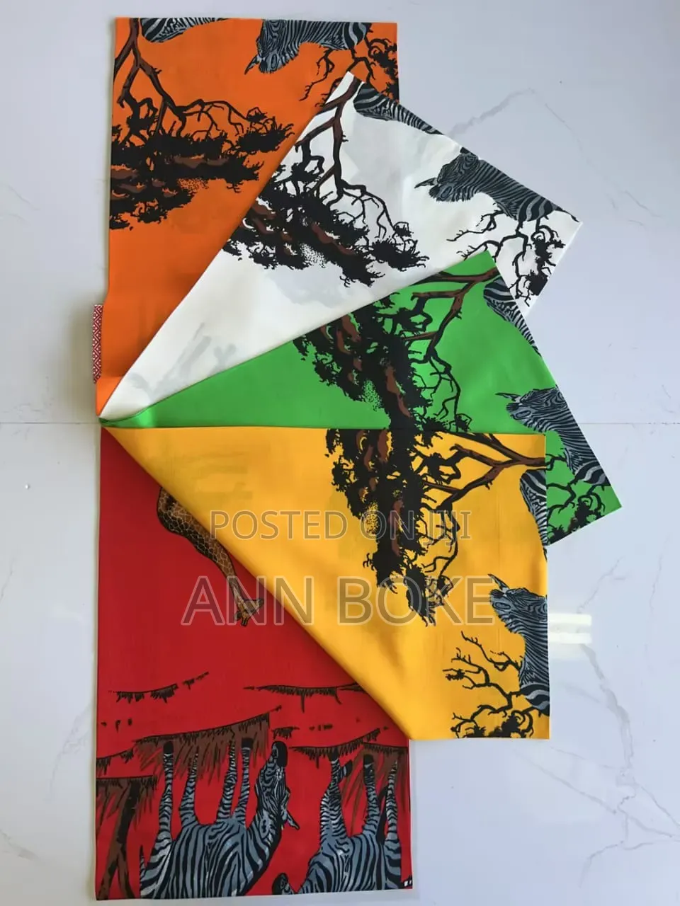 Karibu African Leso Pure Cotton Available