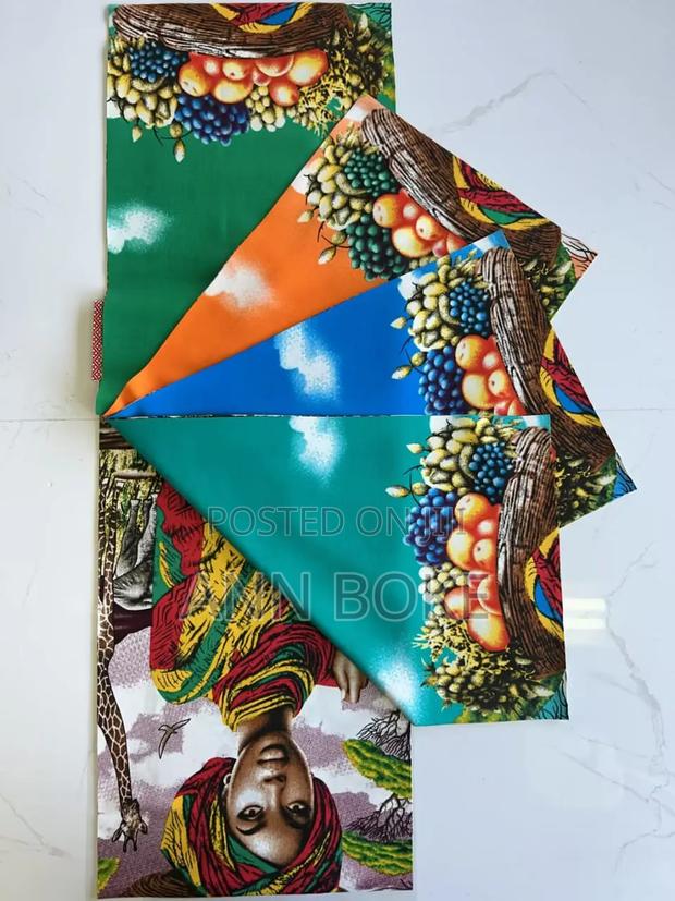 Karibu African Leso Pure Cotton Available - thumbnail 4