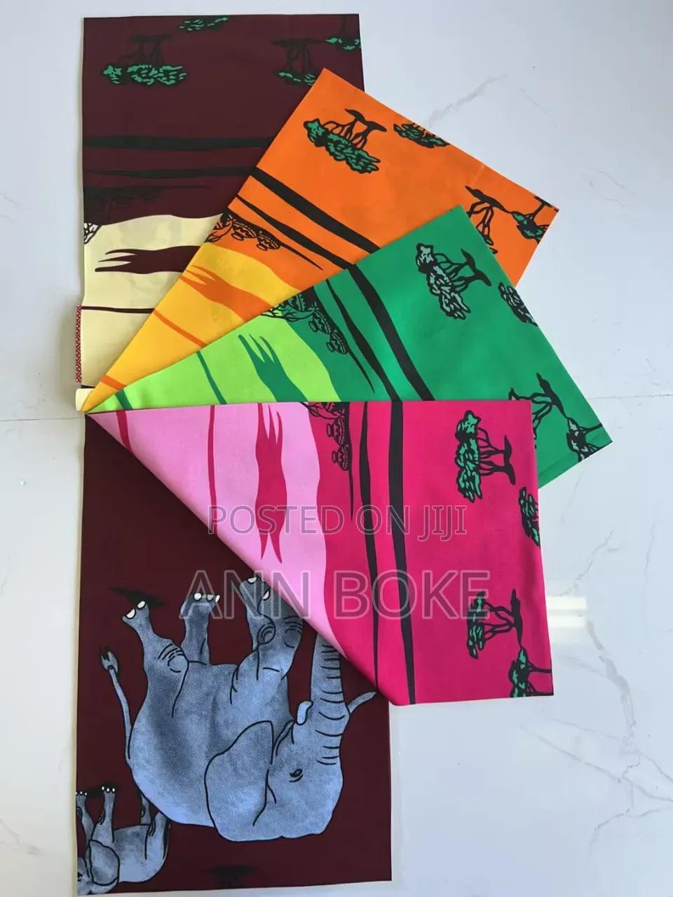 Karibu African Leso Pure Cotton Available