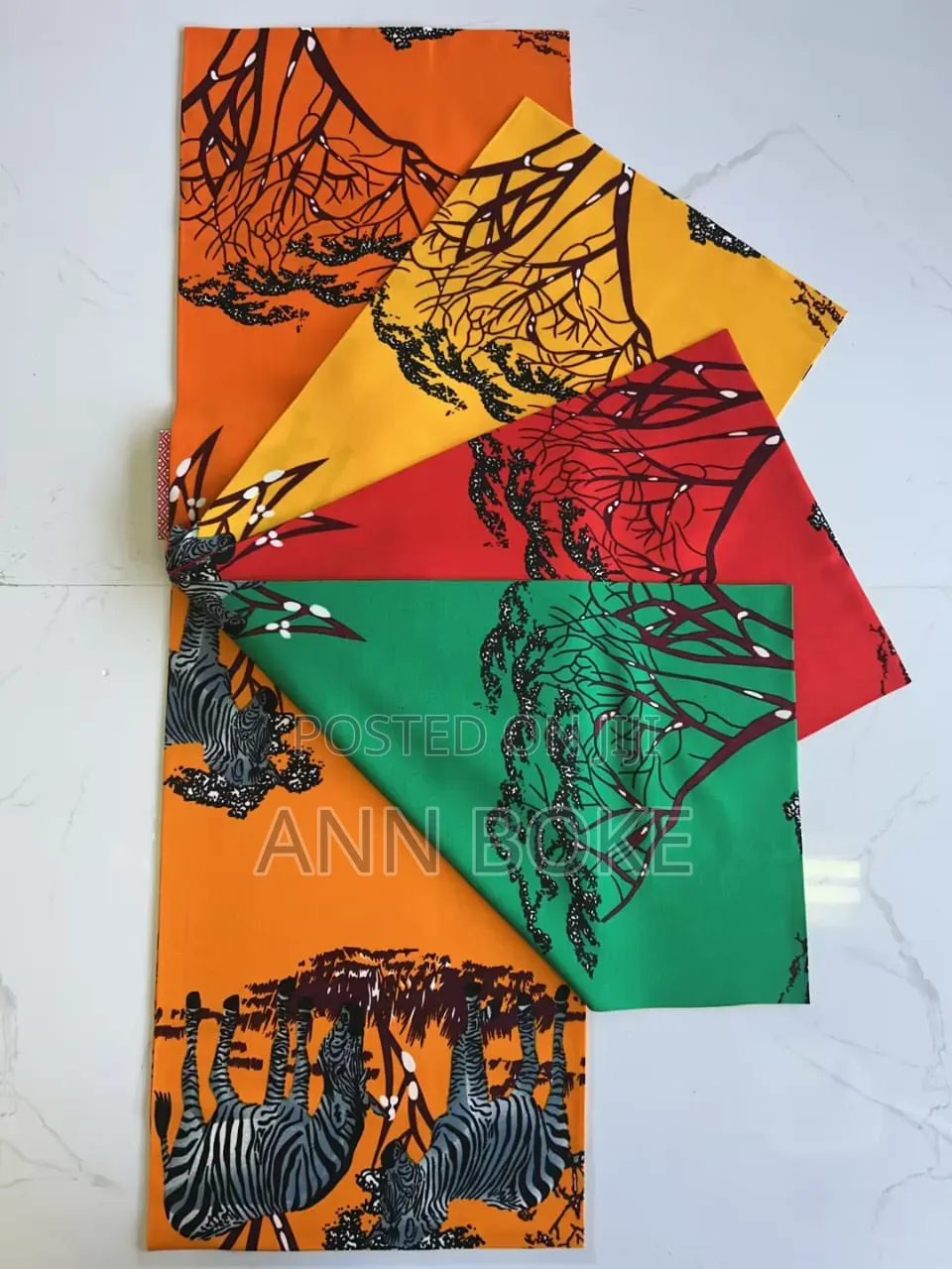 Karibu African Leso Pure Cotton Available