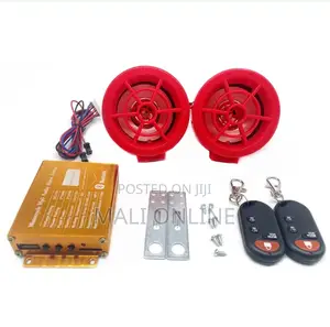 Bluetooth Motorcycle Audio System Mp3 Player Fm Radio Anti-theft Alarm