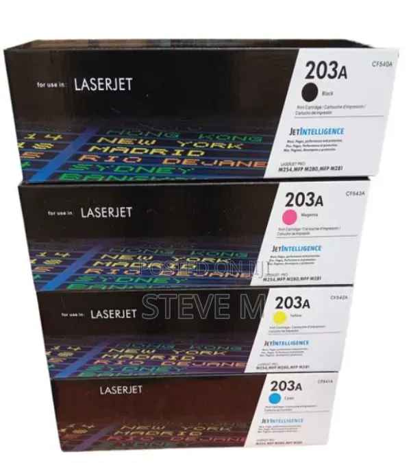 Hp 203a Toner Cartridge Multipack (B/C/M/Y)