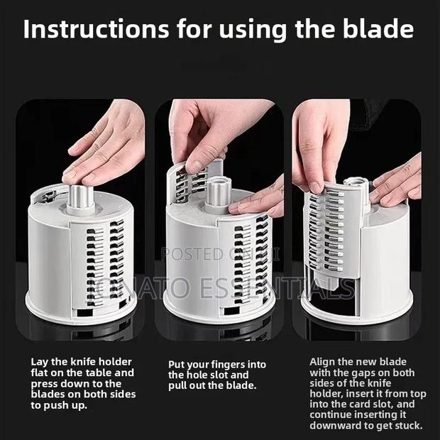 Manual Vegetable Cutter Grinder Slicer and Chopper Machine - thumbnail 3