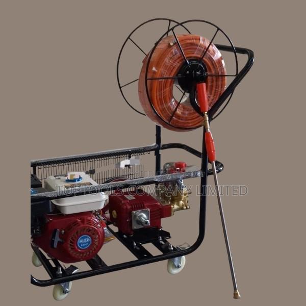 Ac840ps Aico Japan Trolley Sprayer Petrol 8hp Engine With Hose Reel
