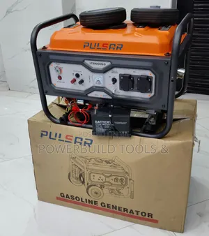 Pulsar 4kva Petrol Generator Keystart With Wheels and Handle