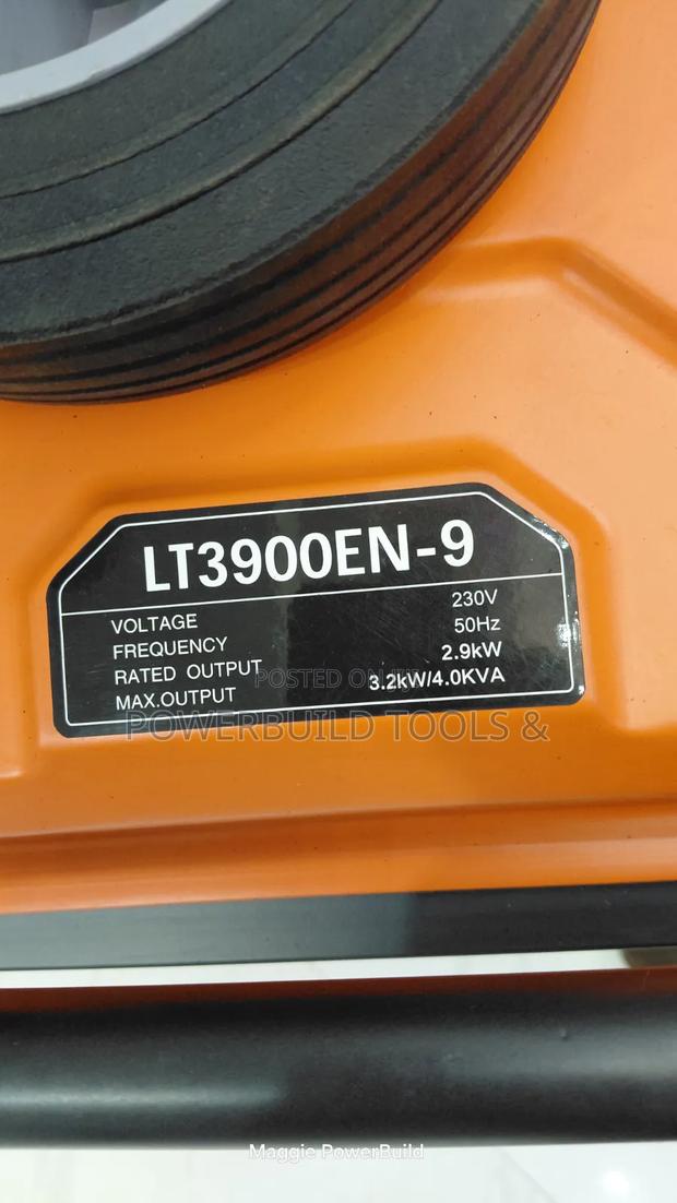 Pulsar 4kva Petrol Generator Keystart With Wheels and Handle - thumbnail 3