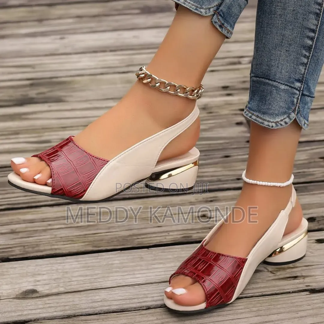 Khaki Comfort Open Shoes
