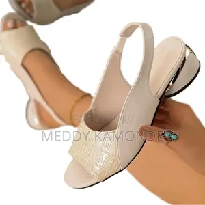 Khaki Comfort Open Shoes