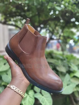 Brown High-Cut Boots | Rugged Fashion Footwear