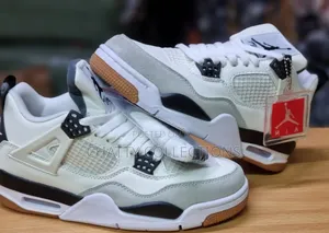 Pine Black Unisex Air Jordan 4 J4 Sneakers Size 37 to 45