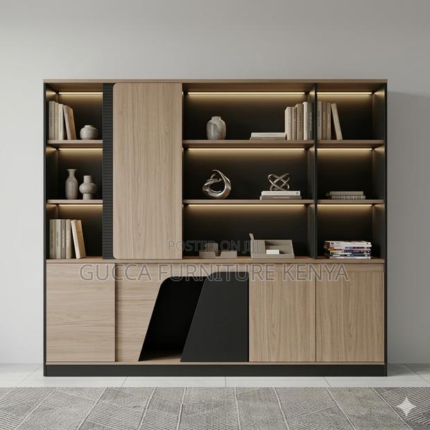Modern Executive Storage Cabinet With Light