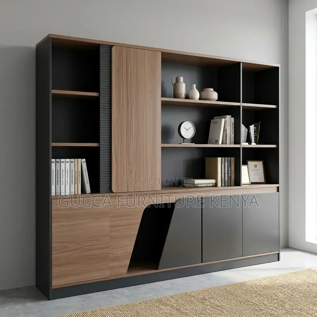 Modern Executive Storage Cabinet With Light