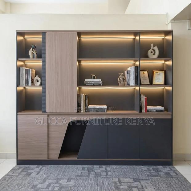 Modern Executive Storage Cabinet With Light - thumbnail 8