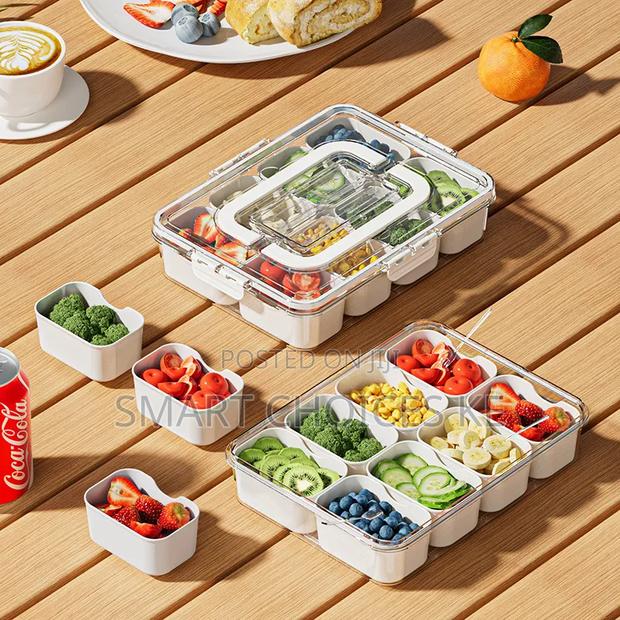 10-Compartment Clear Fridge Box - thumbnail 4