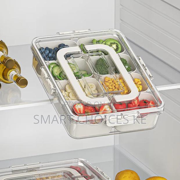 10-Compartment Clear Fridge Box - thumbnail 5