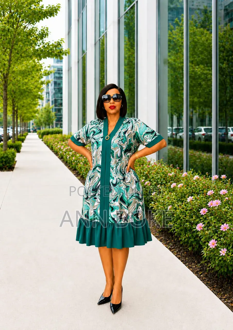 Cute Dress Sizes:46-54
Senori Material