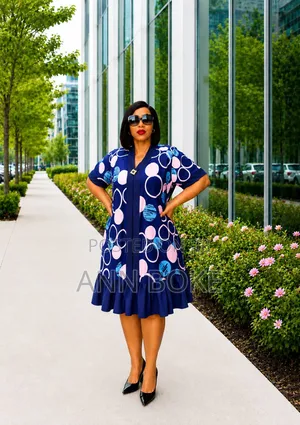 Cute Dress Sizes:46-54
Senori Material