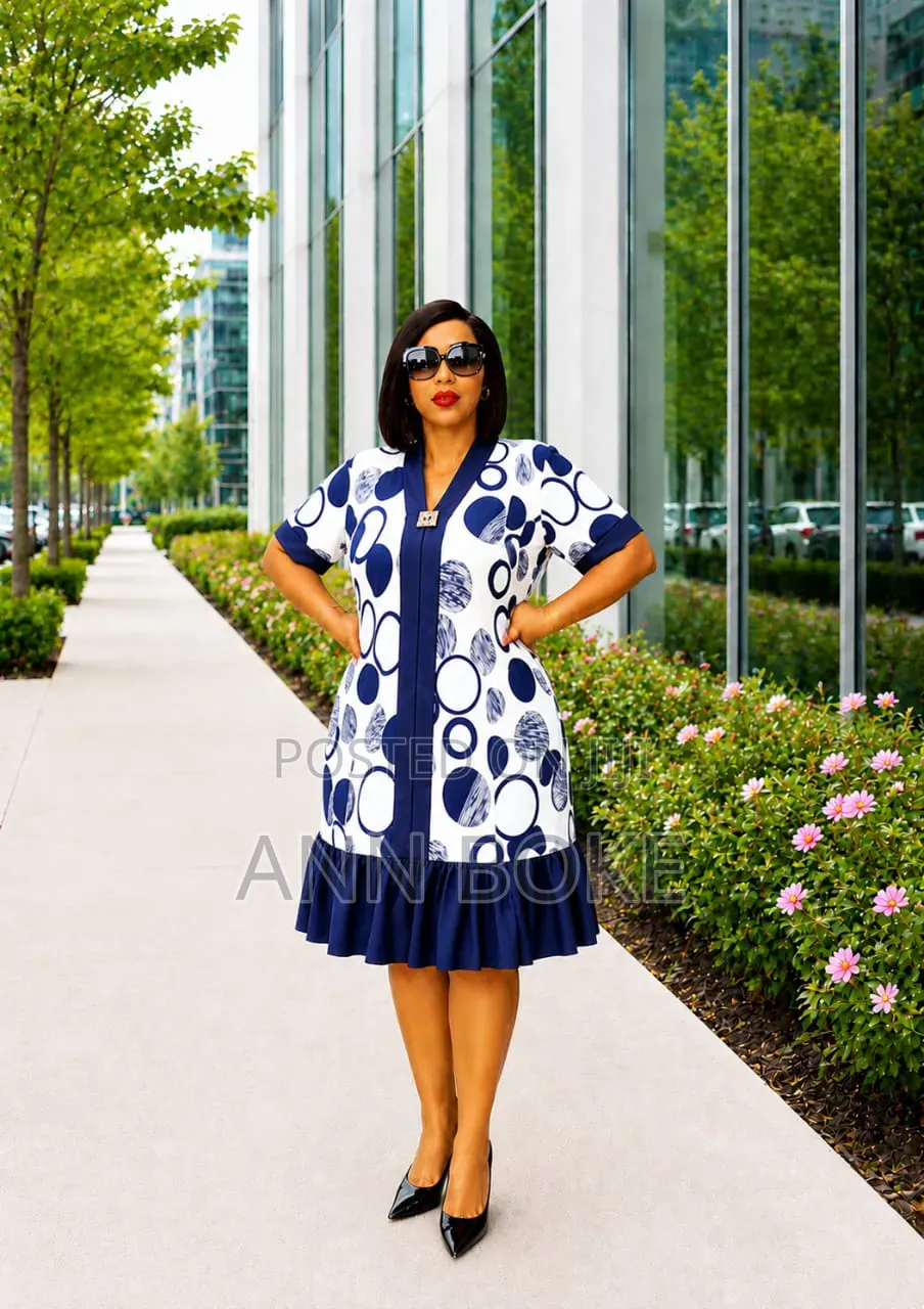 Cute Dress Sizes:46-54
Senori Material