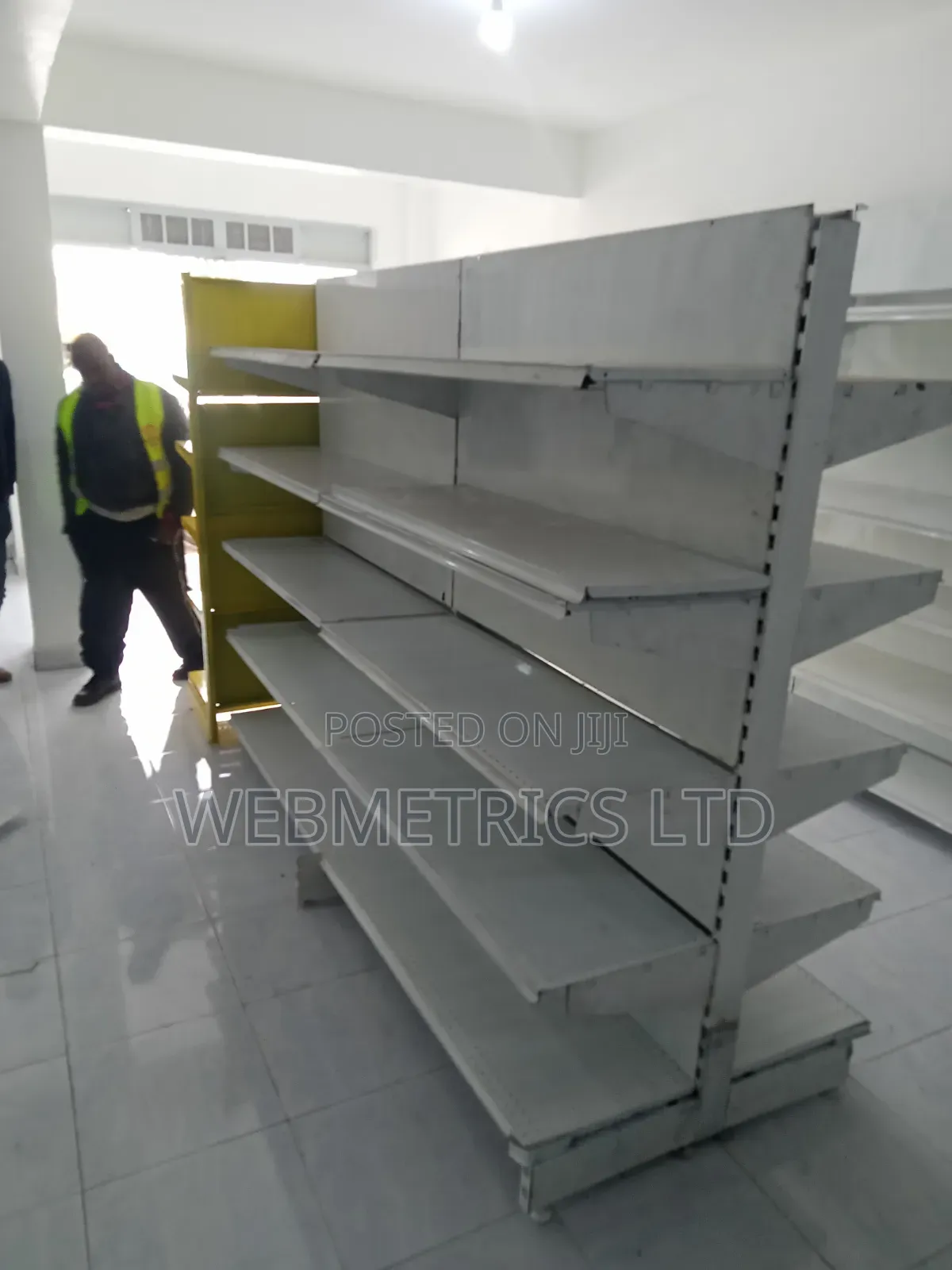 Middle Supermarket Shelves