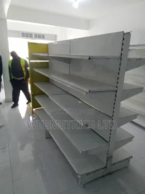 Middle Supermarket Shelves